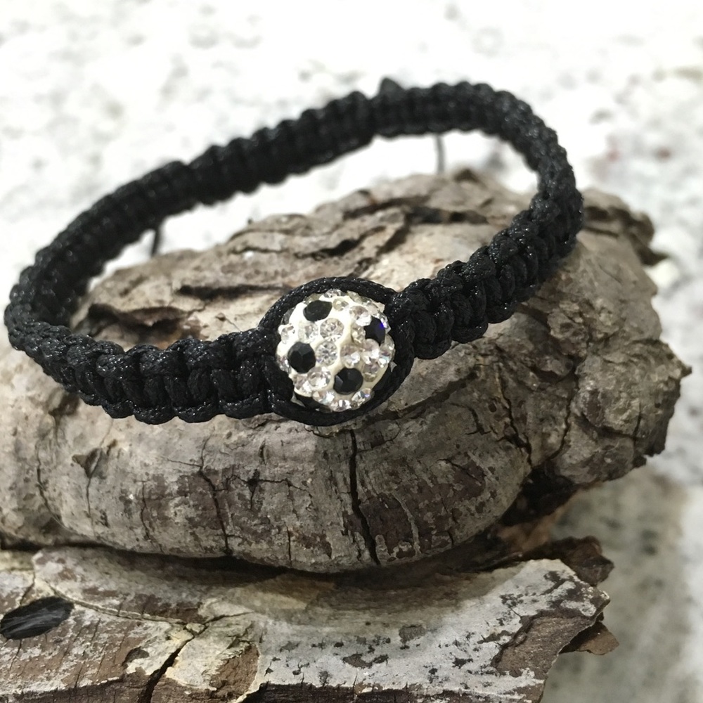 STOCK CLEARANCE - Crystal Bead Soccer Bracelet